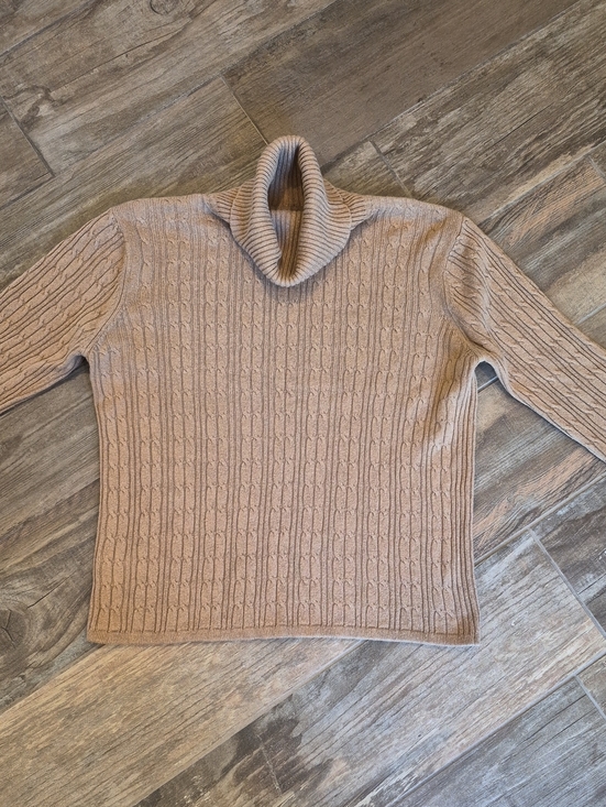 Embassy Row Petites Sweaters - PXS/PS Vtg Embassy Row Petites Silk & Cashmere Long Sleeve Turtleneck Sweater
